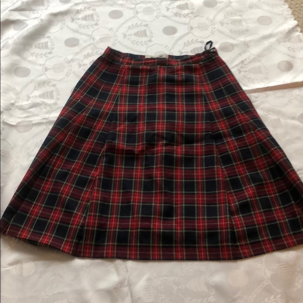 Vintage Scottish Tartan Skirt